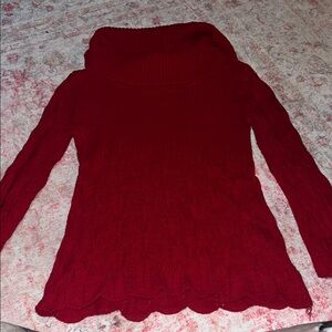 Style & Co. Hot Pink Cowl Neck Sweater